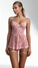 Lucia Babydoll Rosa