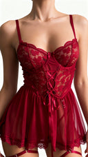 Lucia Babydoll Rosso