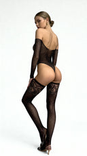 Bodystocking Nero Stellato