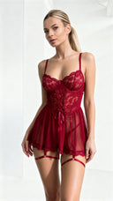 Lucia Babydoll Rosso